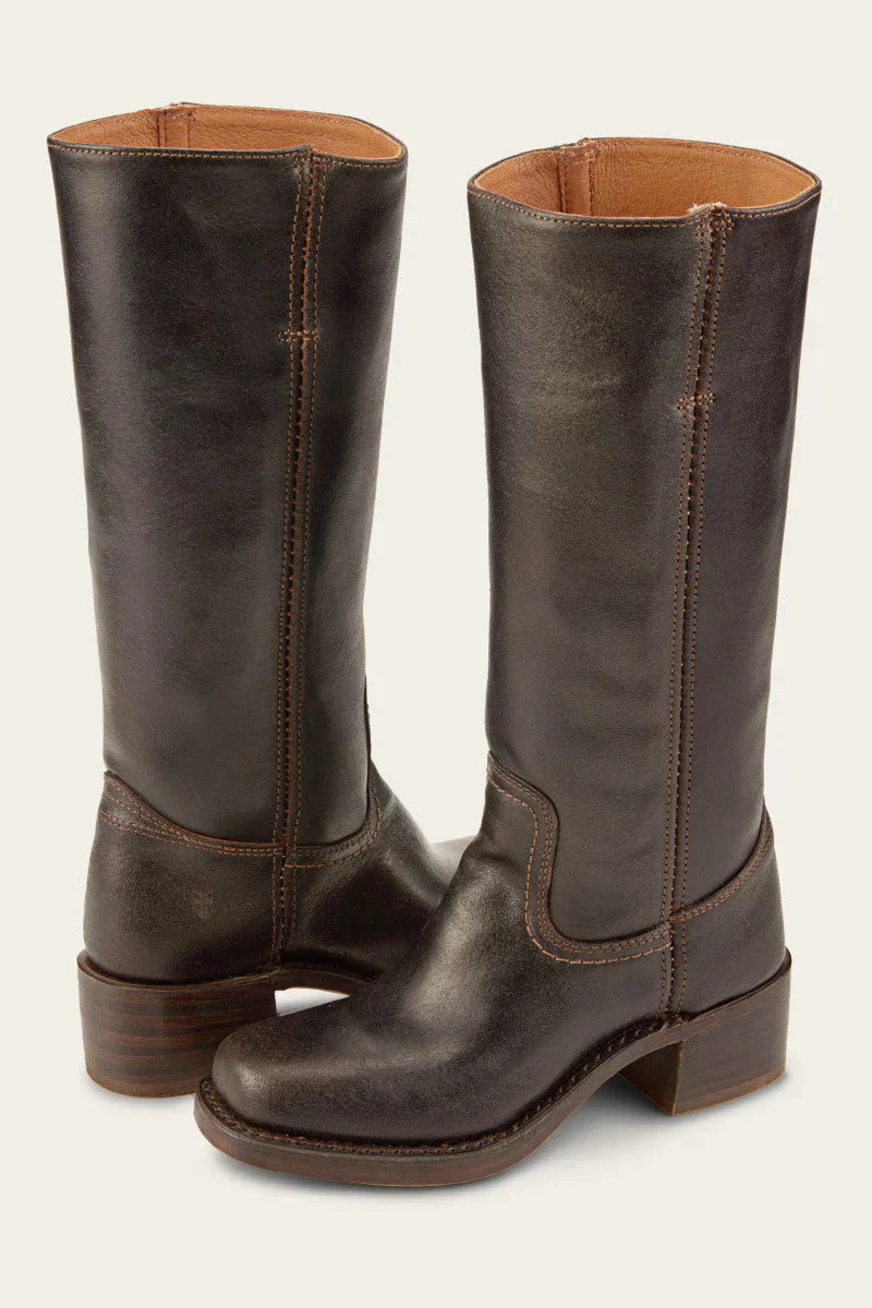 Dorothea Western Stitched Mid-Calf Boots