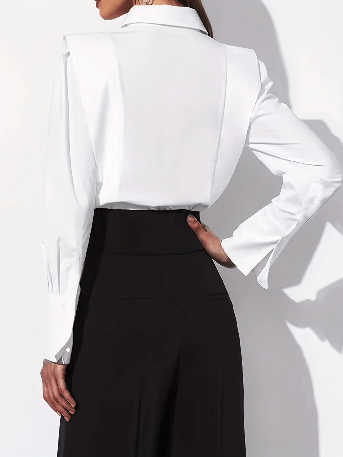 Celestina Tailored Button-Up Shirt