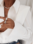 Celestina Tailored Button-Up Shirt