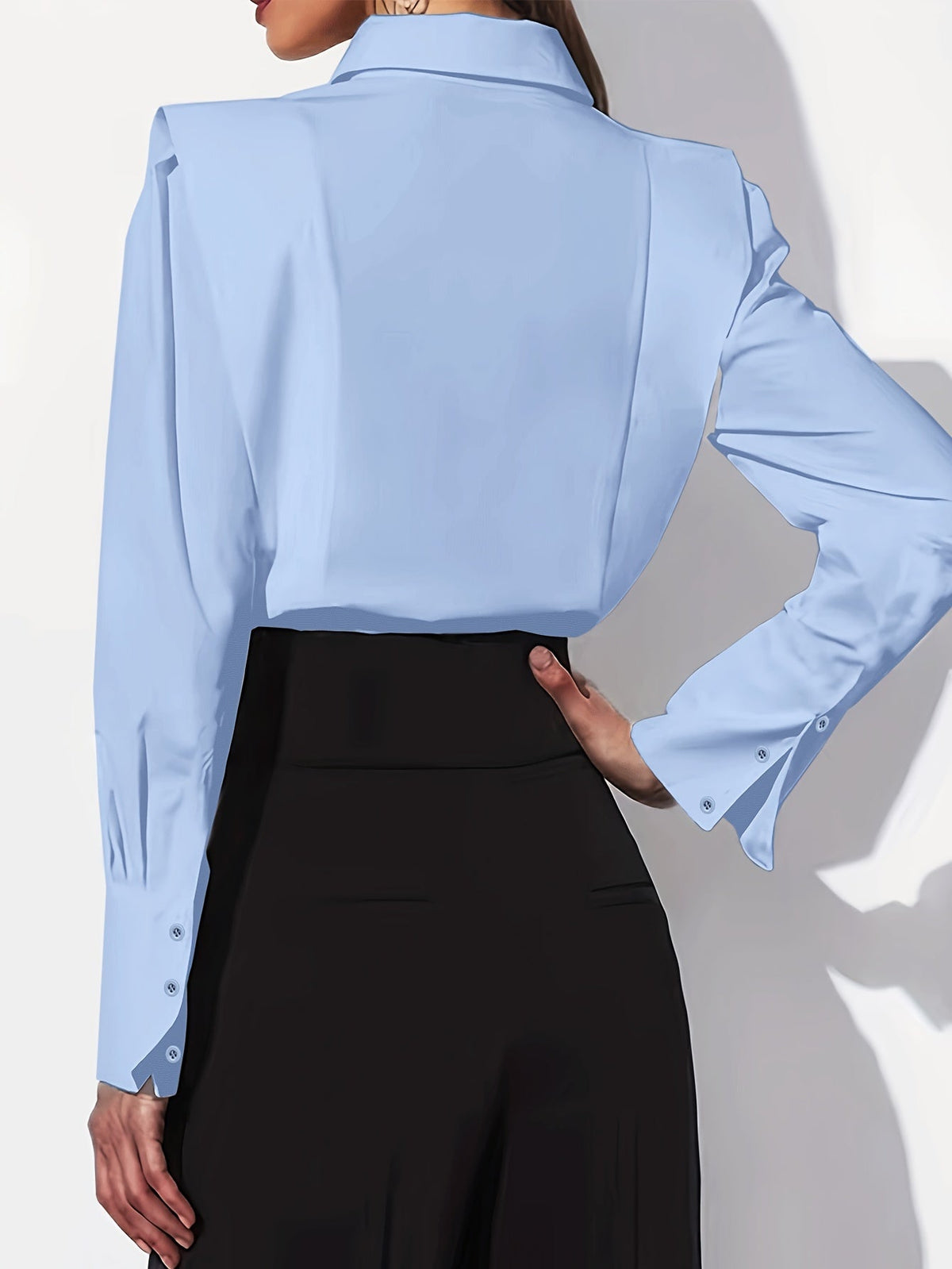 Celestina Tailored Button-Up Shirt