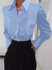 Celestina Tailored Button-Up Shirt