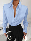 Celestina Tailored Button-Up Shirt