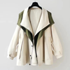 Cordelia Drawstring Hooded Trench Coat