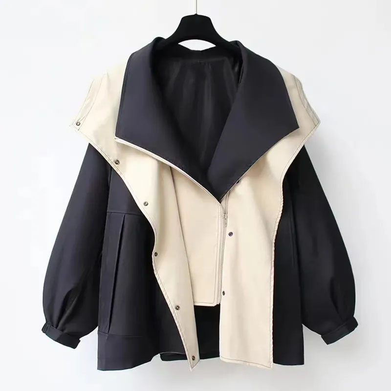 Cordelia Drawstring Hooded Trench Coat