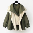 Cordelia Drawstring Hooded Trench Coat