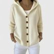 Josephine Hooded Button-Down Cardigan