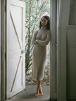 Brigitta Ribbed Knit Turtleneck Dress