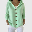 Josephine Hooded Button-Down Cardigan