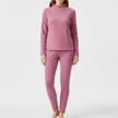 Elena Fleece Mock-Neck Two-Piece Lounge Set