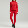 Elena Fleece Mock-Neck Two-Piece Lounge Set