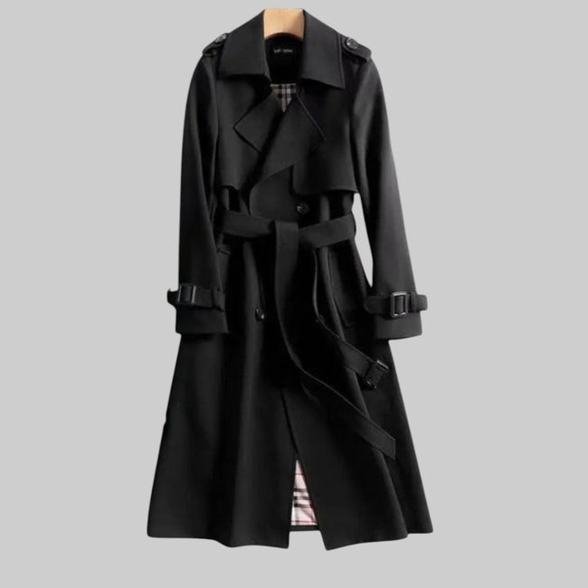 Camden Double-Breasted Belted Trench Coat
