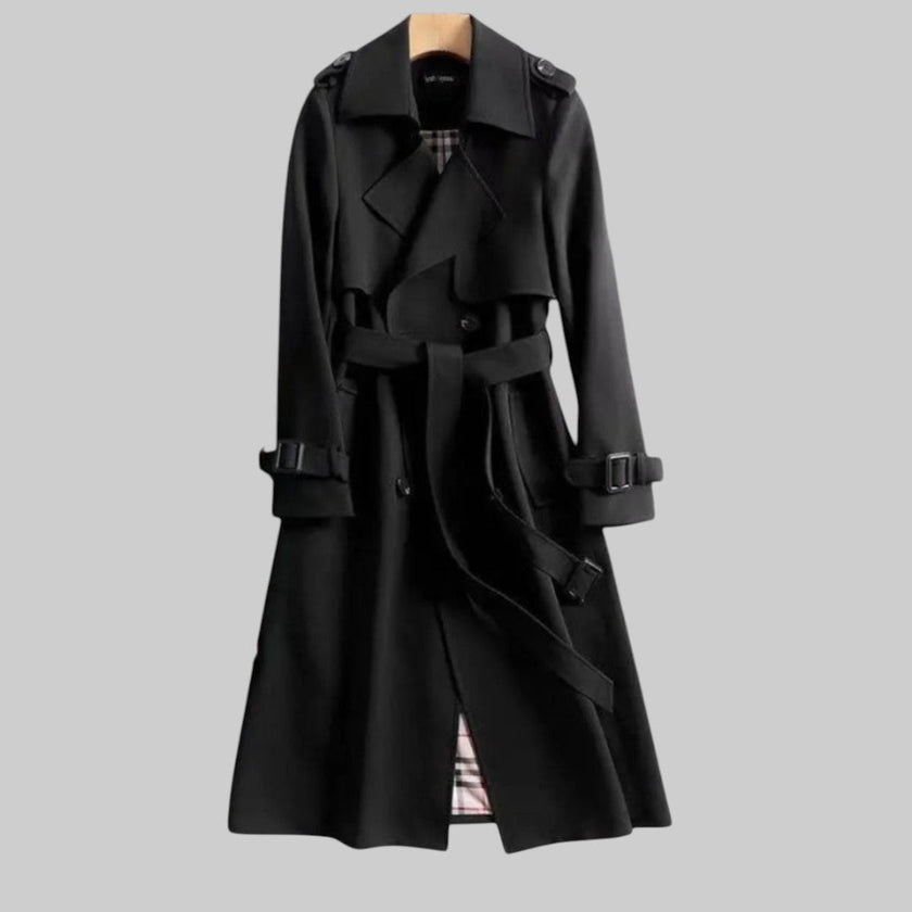 Camden Double-Breasted Belted Trench Coat