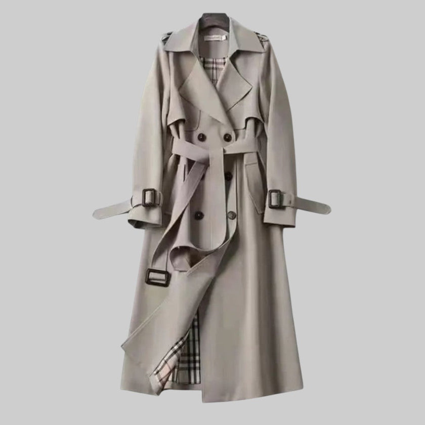 Camden Double-Breasted Belted Trench Coat
