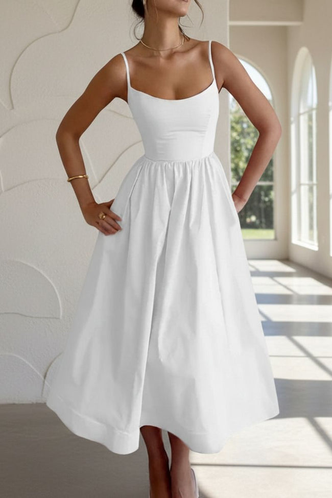 Elowen Sleeveless A-Line Midi Dress