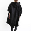 Emmeline Hooded Button-Front Trench Coat