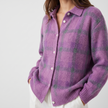 Sarah Longline Button-Front Cozy Cardigan