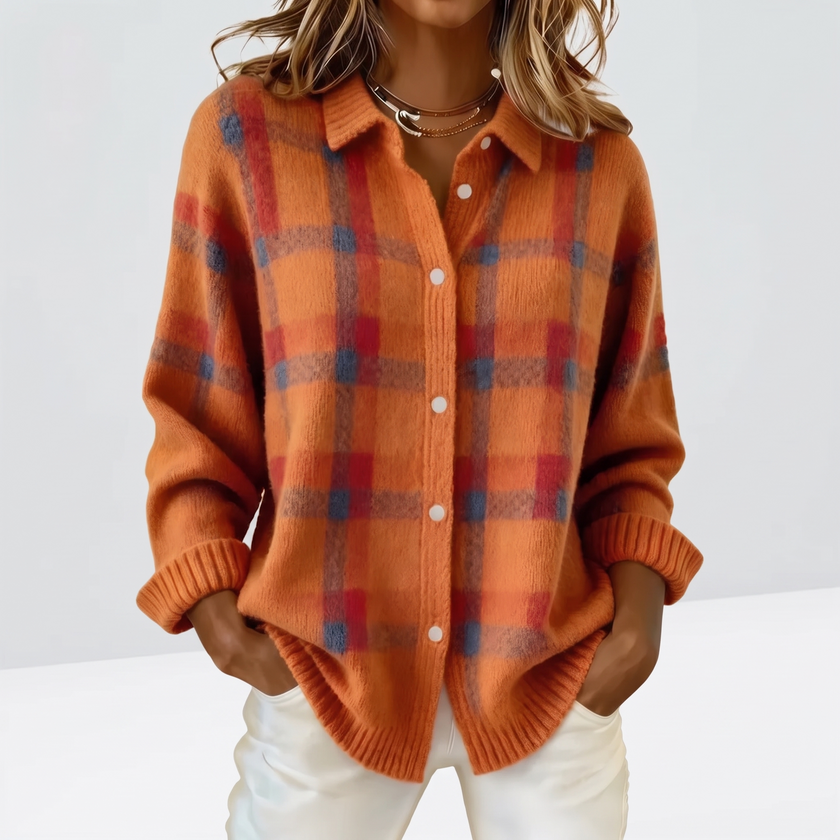 Sarah Longline Button-Front Cozy Cardigan