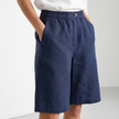 Margot Relaxed Elastic-Waist Pocket Shorts