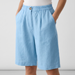 Margot Relaxed Elastic-Waist Pocket Shorts