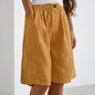 Margot Relaxed Elastic-Waist Pocket Shorts
