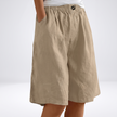 Margot Relaxed Elastic-Waist Pocket Shorts