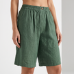 Margot Relaxed Elastic-Waist Pocket Shorts