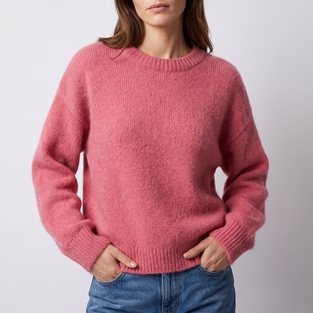 Lorraine Fuzzy Soft-Knit Relaxed Sweater - 13