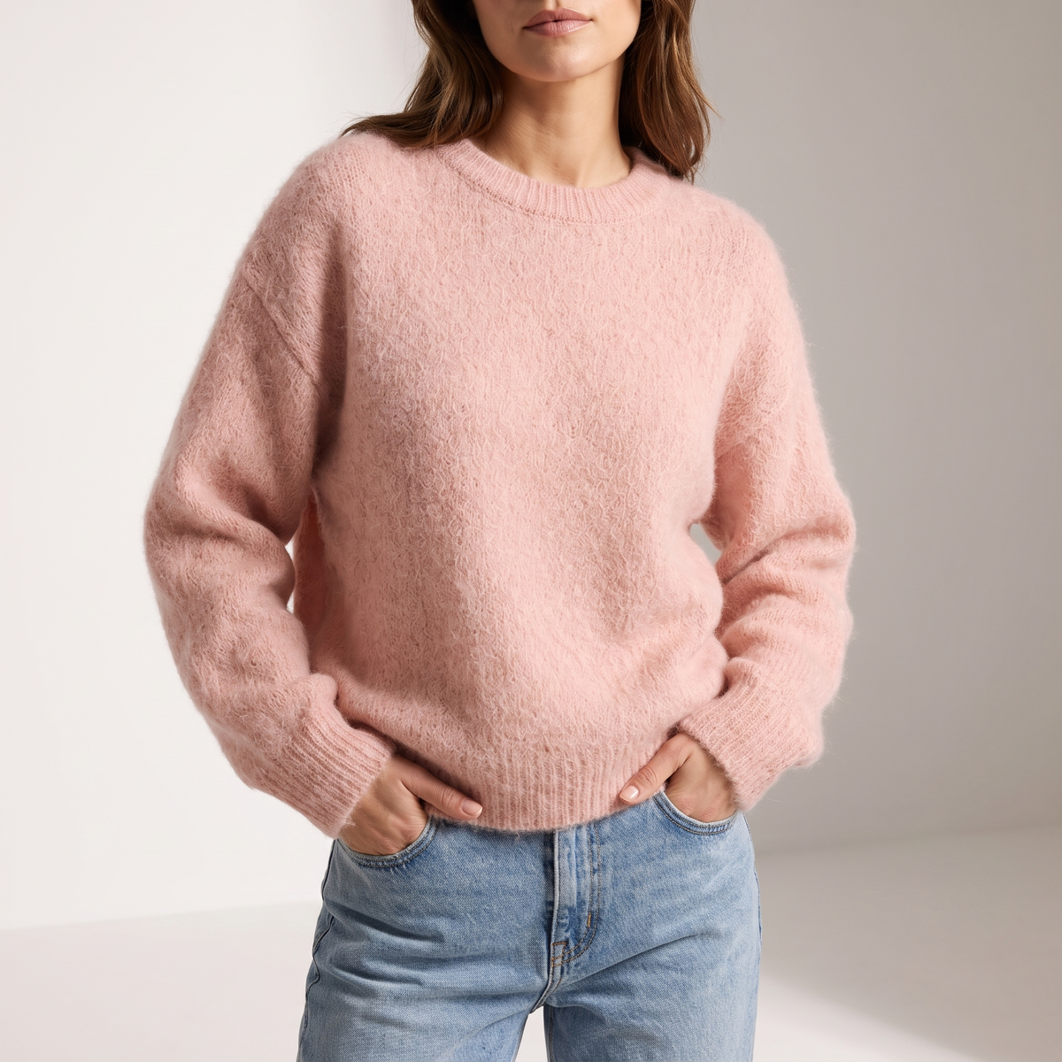 Lorraine Fuzzy Soft-Knit Relaxed Sweater - 12