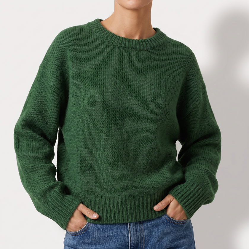 Lorraine Fuzzy Soft-Knit Relaxed Sweater - 7