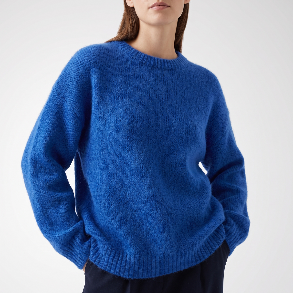 Lorraine Fuzzy Soft-Knit Relaxed Sweater - 4