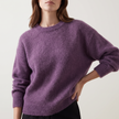Lorraine Fuzzy Soft-Knit Relaxed Sweater - 5