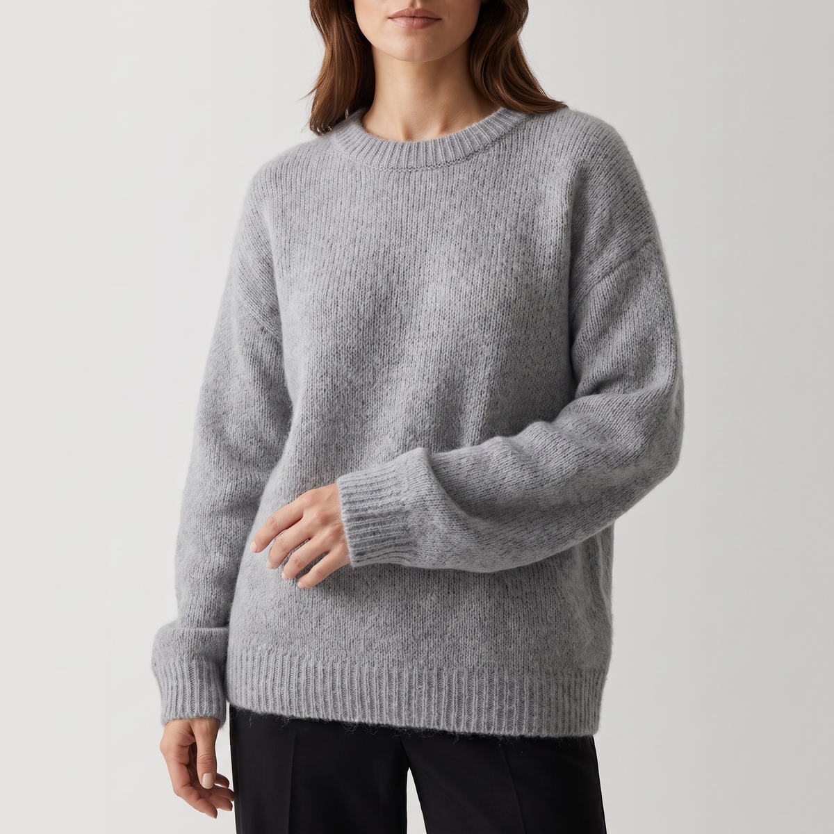 Lorraine Fuzzy Soft-Knit Relaxed Sweater - 6