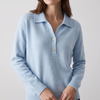 Eliza Refined Collared Button Pullover - 1