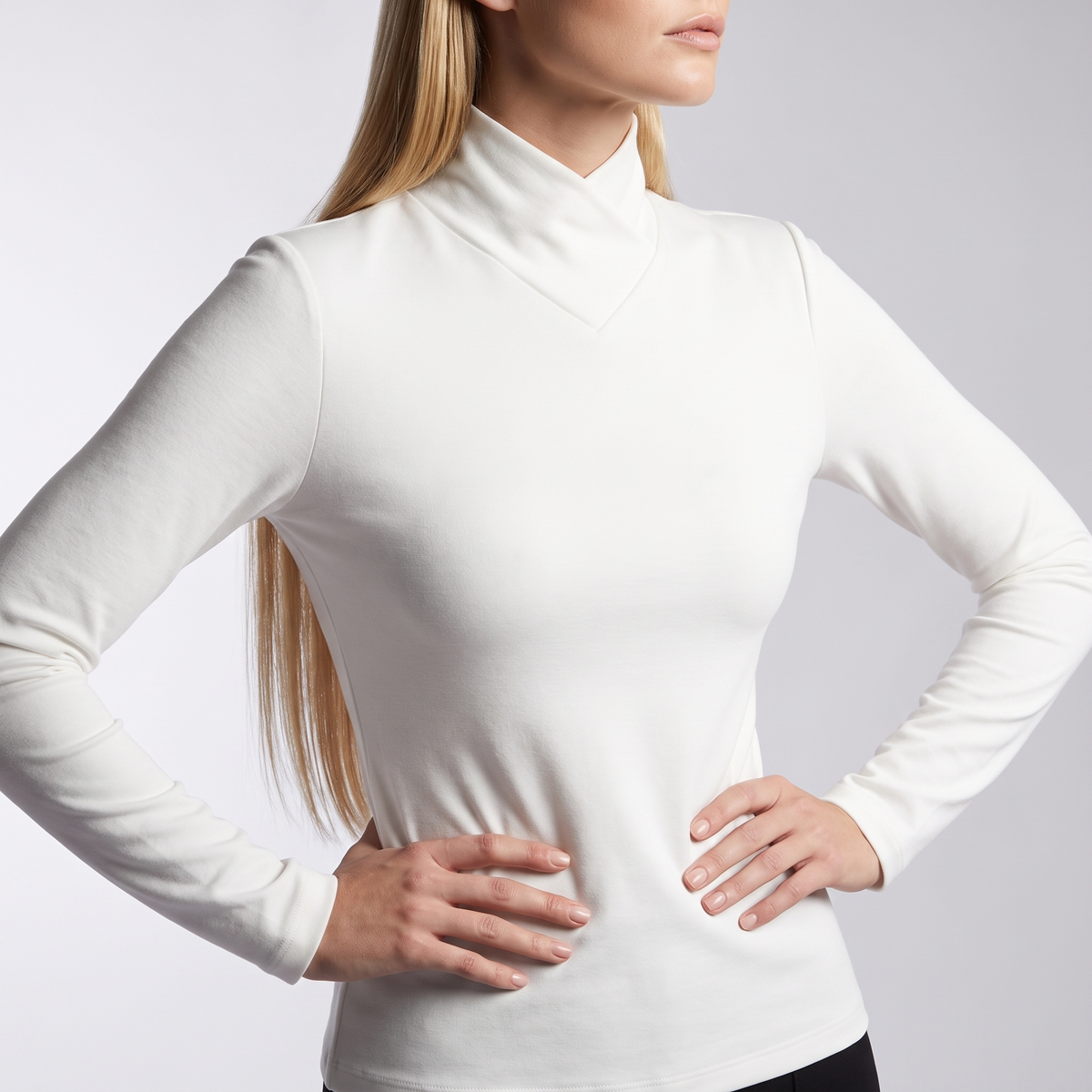 Petunia Sculpted Soft-Touch Turtleneck - 1