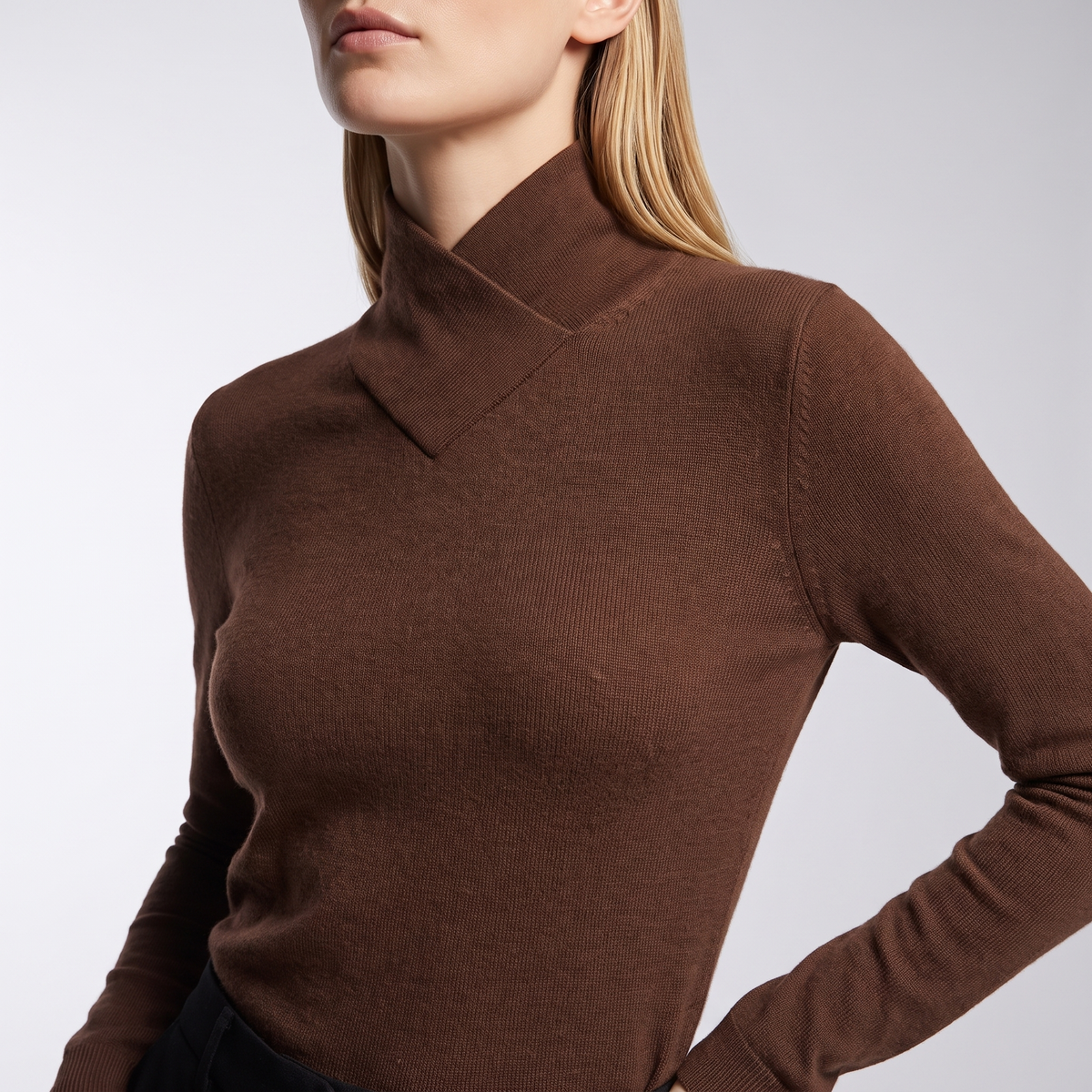 Petunia Sculpted Soft-Touch Turtleneck - 3