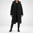 Coralie Hooded Plush Teddy Coat