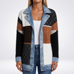 Capucine Patchwork Contrast Denim Jacket