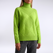 Celeste Plush Turtleneck Sweater - Green