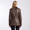 Constance Shearling-Lined Leather Jacket - back