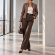 Ludovica Collared Zip-Up Leather Jacket