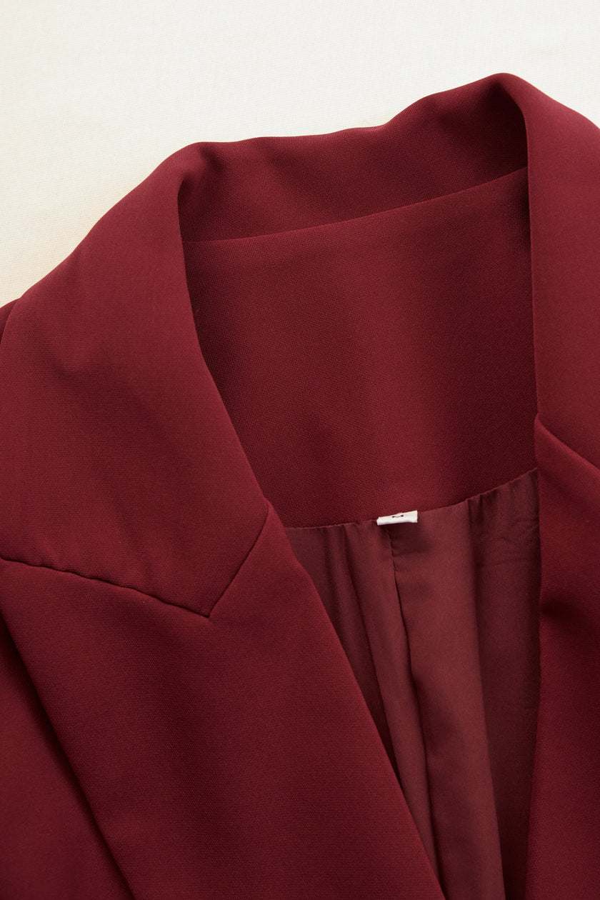 Martina Tailored V-Neck Blazer Midi Dress
