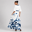 Floral Maxi Dress Elegant Flowing Casual Summer Occasion Dress
