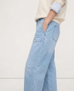 Clementine Mid-Rise Utility Barrel Jeans