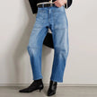 Clementine Mid-Rise Utility Barrel Jeans