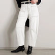 Clementine Mid-Rise Utility Barrel Jeans