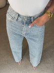 Esmeralda Rhinestone Wide-Leg Jeans