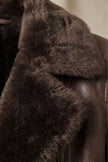 Constance Shearling-Lined Leather Jacket