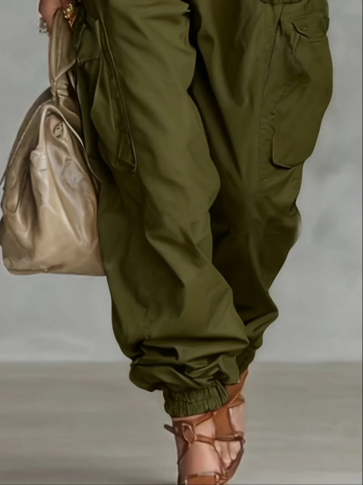 Noemie Oversized Parachute Cargo Pants