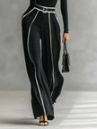 Marguerite Belted Turtleneck Two-Piece Set