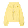 Sabine Hooded Gathered-Hem Windbreaker